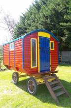 Gypsy wagon glamping